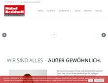 Tablet Screenshot of moebel-beckhoff.de